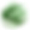 1pc - collier ruban soie teint à la main 85 x 2.5cm vert sapin (ref soie163)   4558550001726