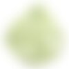 1pc - collier ruban soie teint à la main 85 x 2.5cm vert amande (ref soie161)   4558550001702