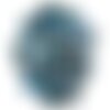 20pc - perles bois de coco palets 10-11mm bleu vert   4558550001191