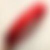 1pc - bobine 45 mètres - ruban tissu organza rouge 10mm   4558550007445