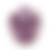 20pc - perles turquoise synthèse croix 10x8mm violet foncé   4558550000163