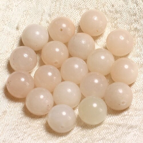 10pc - perles de pierre - aventurine rose boules 10mm   4558550020376