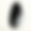 1pc - pendentif en pierre - agate et quartz noir et blanc goutte 60x38mm n°9  -  4558550039170