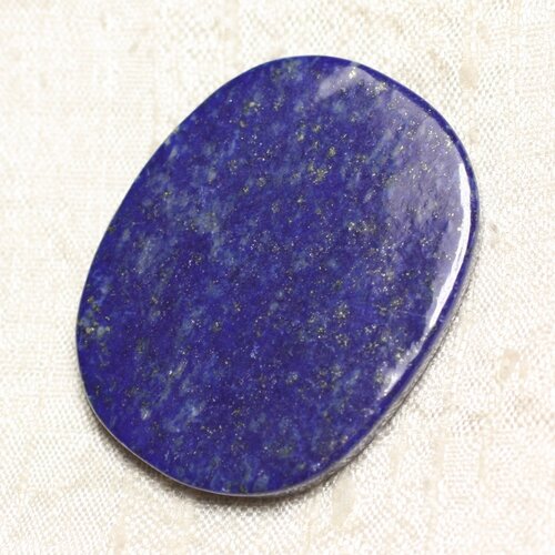 Cabochon pierre - lapis lazuli ovale 41x36mm n10 -  4558550079756