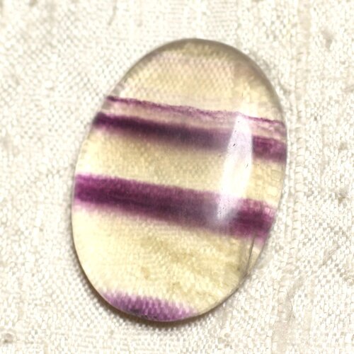 Cabochon de pierre - fluorite ovale 34x24mm n34 -  4558550080257
