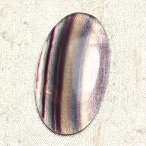 Cabochon de pierre - fluorite ovale 50x29mm n8 -  4558550079992