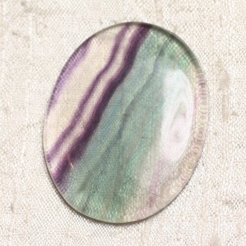 Cabochon de pierre - fluorite ovale 47x37mm n1 -  4558550079923