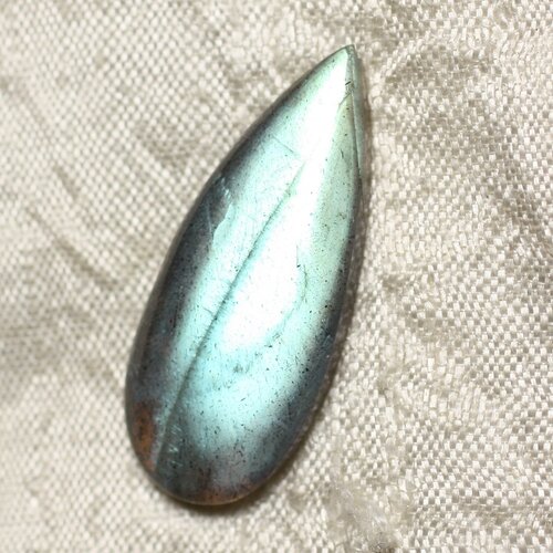 Cabochon de pierre - labradorite goutte 35x15mm n37 -  4558550080851