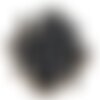 10pc - perles de pierre - jade noire boules facettées 10mm   4558550009142