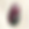 Cabochon de pierre - rubis zoïsite goutte 34x23mm n7 -  4558550081179