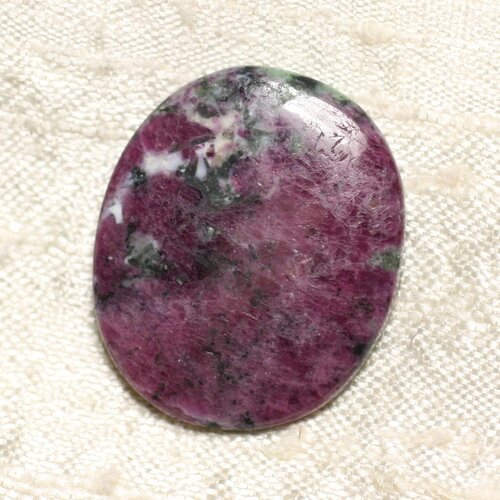 Cabochon de pierre - rubis zoïsite ovale 29x24mm n21 -  4558550081315