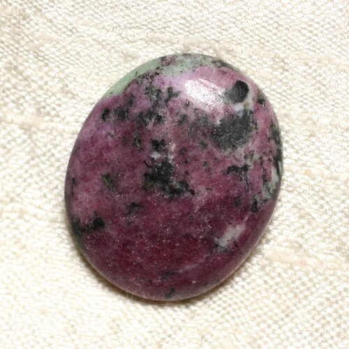 Cabochon de pierre - rubis zoïsite ovale 27x22mm n18 -  4558550081285