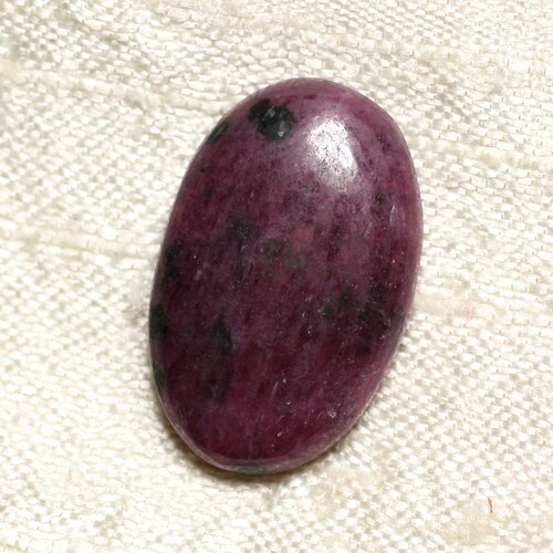 Cabochon de pierre - rubis zoïsite ovale 24x17mm n15 -  4558550081254