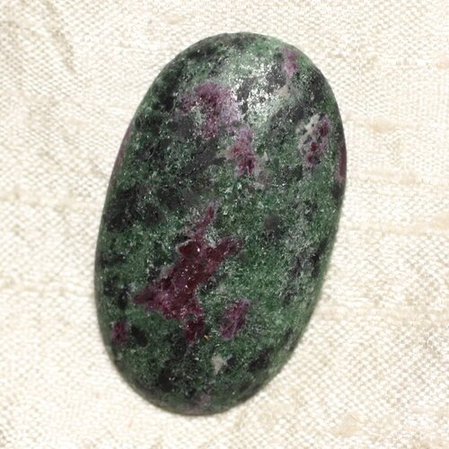 Cabochon de pierre - rubis zoïsite ovale 42x35mm n33 -  4558550081438