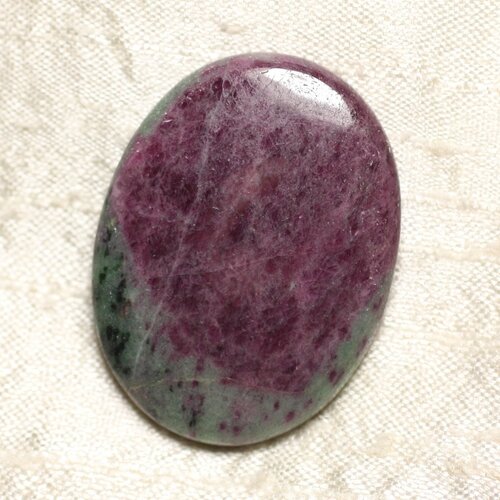 Cabochon de pierre - rubis zoïsite ovale 44x33mm n30 -  4558550081407