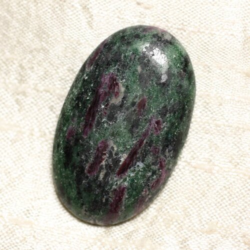 Cabochon de pierre - rubis zoïsite ovale 44x27mm n28 -  4558550081384