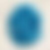 10pc - perles de pierre - jade ovales 10x8mm bleu turquoise - 4558550082084