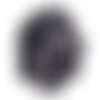 2pc - cabochon pierre soleil synthese galaxy rond 10mm bleu noir paillettes - 4558550082558
