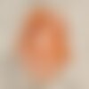 10pc - perles breloques pendentifs nacre gouttes 35mm orange capucine - 4558550016584