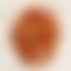 10pc - perles de pierre - jade ovales 10x8mm orange - 4558550082107