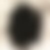1pc - perle de pierre perçage 6mm - onyx noir rondelle 13x7mm   4558550015907