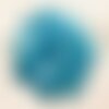 2pc - perles pierre - jade ovales marquise riz 20x10mm bleu azur turquoise - 4558550002051