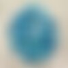 20pc - perles nacre palets 10mm bleu turquoise   4558550005052