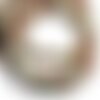 6pc - perles de pierre - jaspe aqua terra rondelles 8x5mm turquoise et beige - 4558550084651