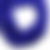 Fil 39cm 90pc env - perles verre opaque - rondelles facettées 6x4.5mm bleu nuit - 4558550084934