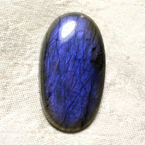 Cabochon de pierre - labradorite ovale 45x25mm n80 -  4558550085344