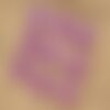 2pc - perles de pierre - jade carrés facettés 14mm violet rose mauve - 4558550019554