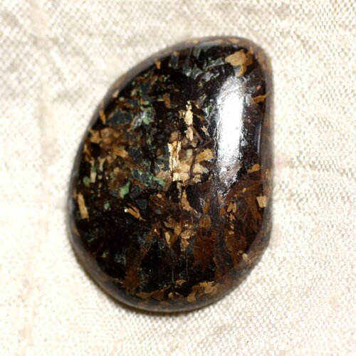 Cabochon de pierre - bronzite 34mm n12 -  4558550087003