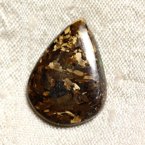 Cabochon de pierre - bronzite goutte 26mm n11 -  4558550086990