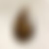 Cabochon de pierre - bronzite goutte 24mm n8 -  4558550086969
