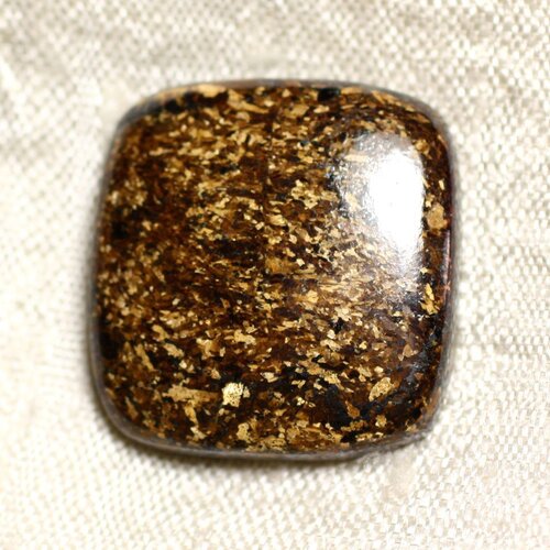 Cabochon de pierre - bronzite rectangle 23mm n14 -  4558550087027
