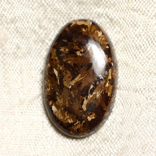 Cabochon de pierre - bronzite ovale 26mm n22 -  4558550087102
