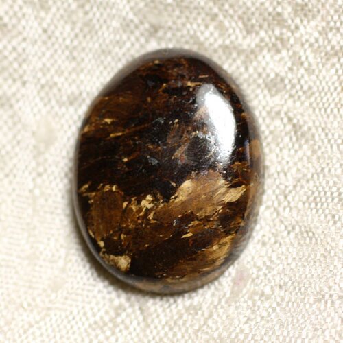 Cabochon de pierre - bronzite ovale 23mm n19 -  4558550087072