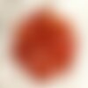 2pc - perles de pierre - jade orange ovales 18x13mm   4558550015365