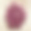 10pc - perles porcelaine céramique rose mauve boules 10mm   4558550009500