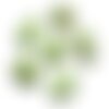 1pc - grande perle pendentif en pierre turquoise synthèse - elephant 40mm vert - 4558550087904
