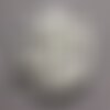 10pc - perles céramique porcelaine boules 8mm blanc irisé - 4558550088635