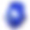 10pc - colliers tours de cou organza et coton 47cm bleu roi -  4558550008046