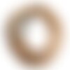 10pc - colliers tours de cou 45cm coton ciré 2mm beige -  4558550006660