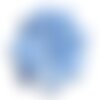 Pendentif pierre semi précieuse - agate bleu clair goutte 25mm - 4558550092120