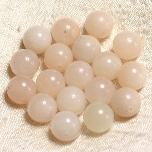 4pc - perles de pierre - aventurine rose boules 12mm   4558550003669
