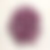 20pc - perles céramique porcelaine boules 6mm violet rose irisé -  4558550088666