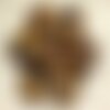 1pc - pendentif pierre semi précieuse - oeil de tigre donut 20mm   4558550006318