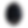N8 - pendentif pierre semi précieuse - agate noire et blanche rond 47mm - 8741140001398