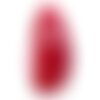N17 - pendentif en pierre - agate rose et quartz goutte facettée 64mm - 8741140001725