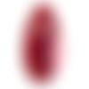 N16 - pendentif en pierre - agate rose et quartz goutte facettée 61mm - 8741140001718